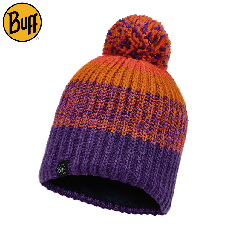 KNITTED & FLEECE HAT SIBYLLA PURPLE