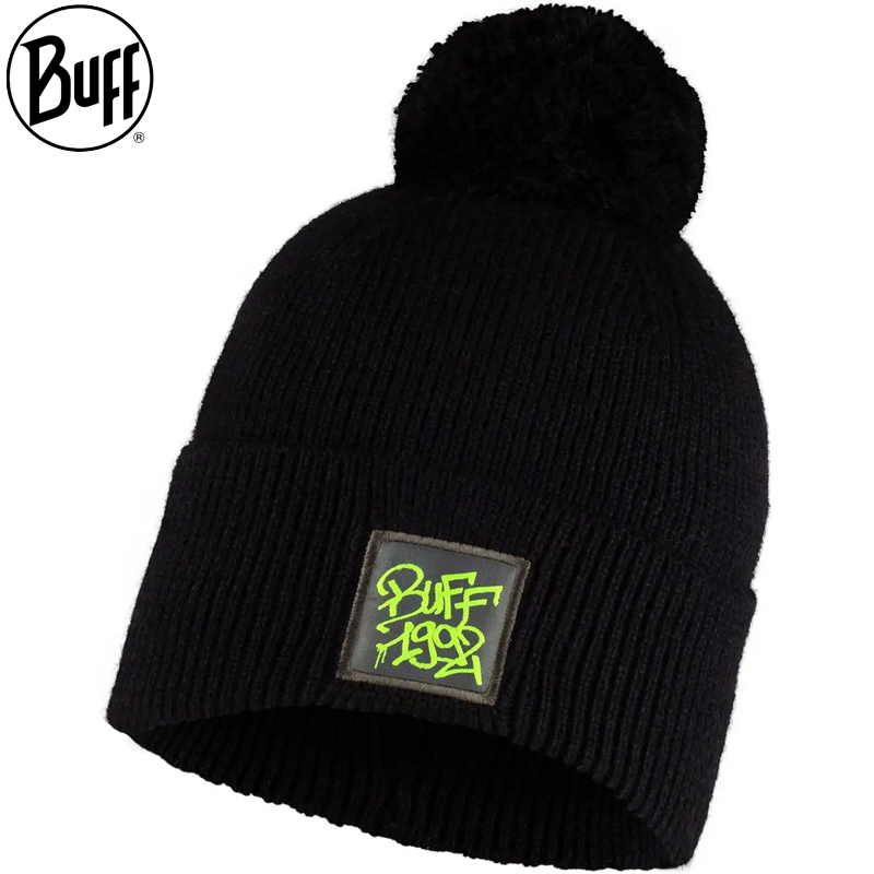KNITTED HAT DEIK BLACK