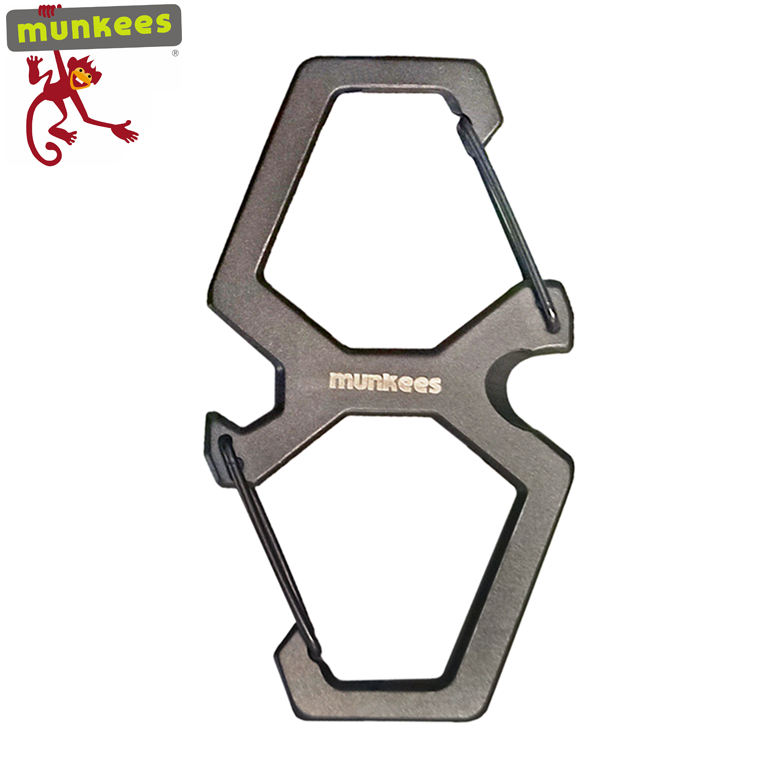 munkees Karabiner achter Schlusselanhanger Flasche