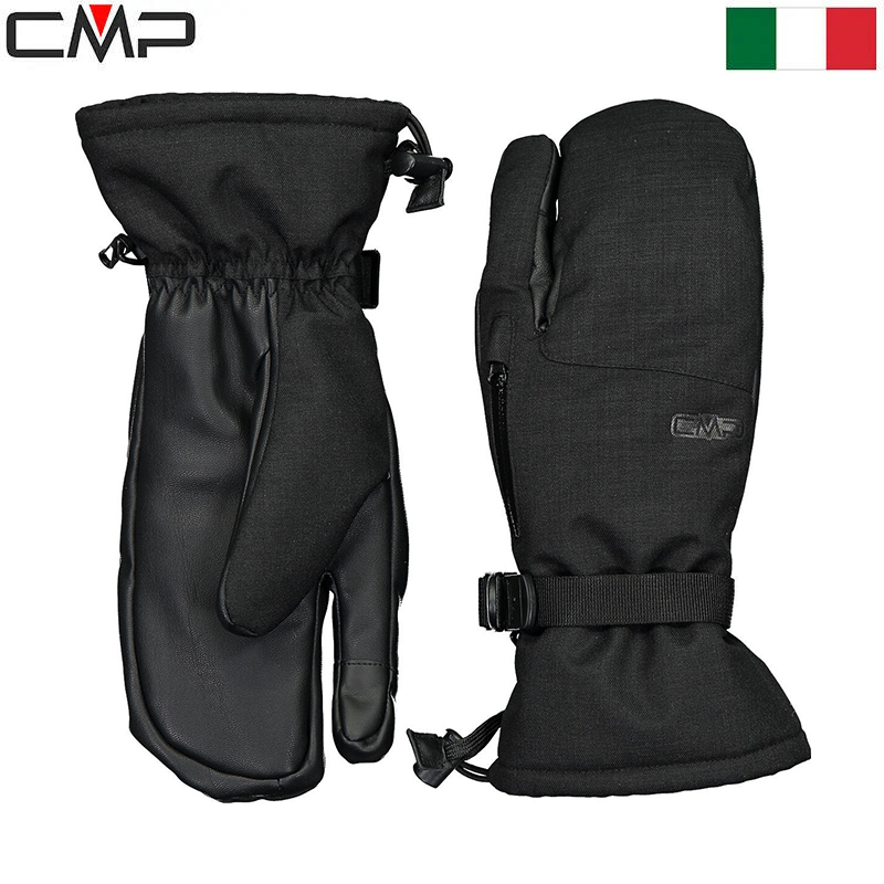 Men's 3 finger ski mitts