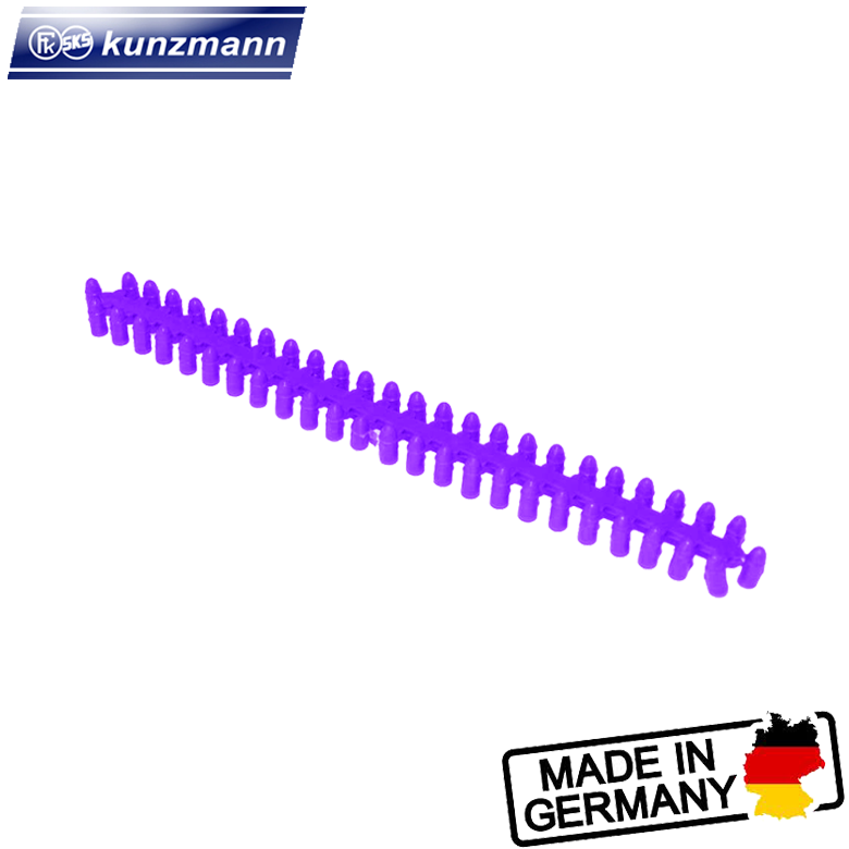 plastic plugs for binding holes, purple