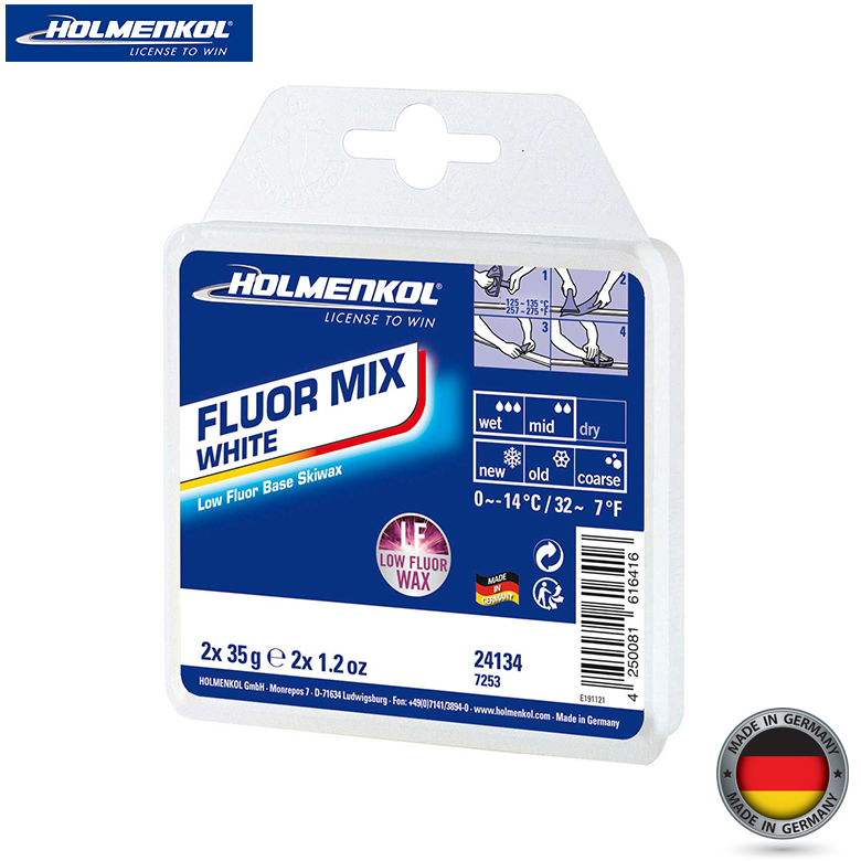 FLUORMIX Weltcup Skiwax WHITE 2x 35 g