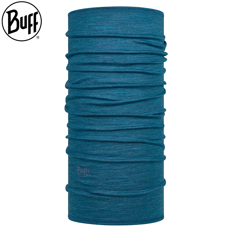 LIGHTWEIGHT MERINO WOOL SOLID DUSTY BLUE