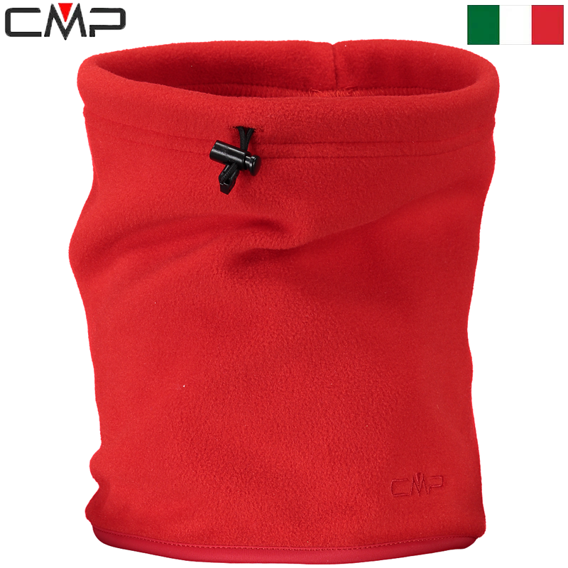 Unisex Fleece neck warmer with drawcord