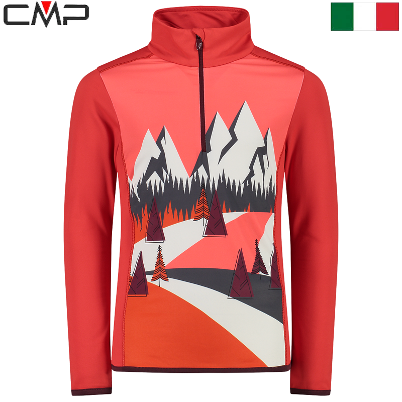 Kids softech fleece with winter print