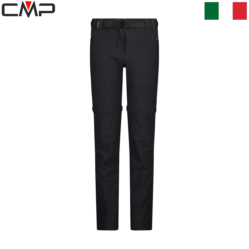 Junior's zip-off trousers in stretch fabric