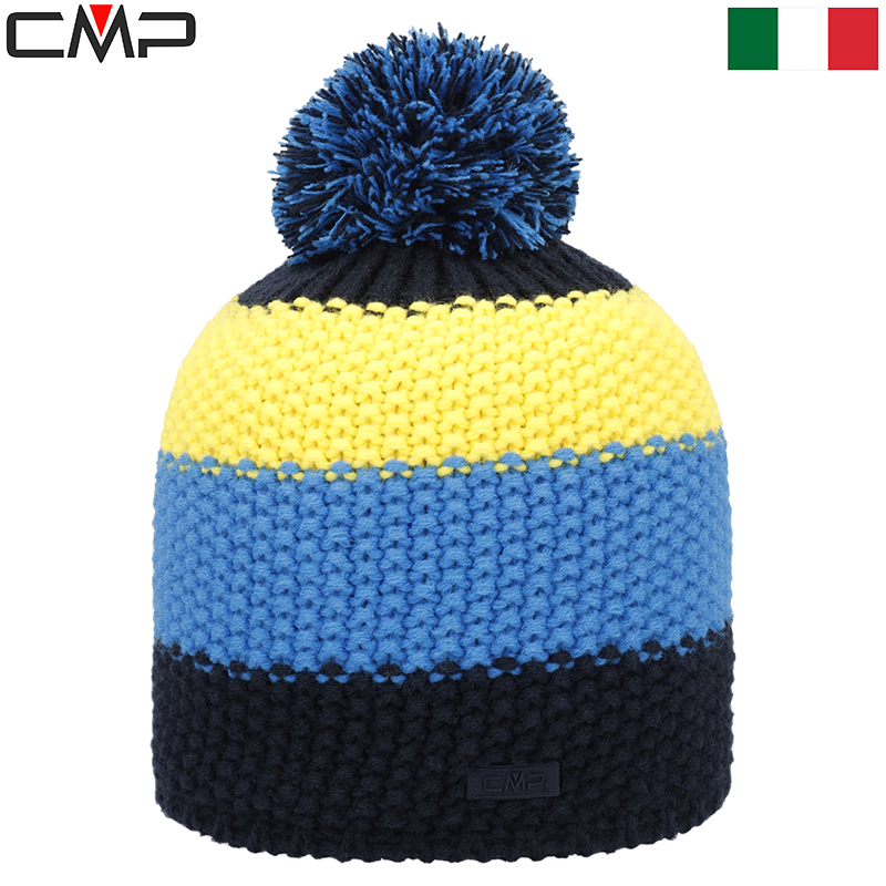 Men's knit hat with fleece lining
