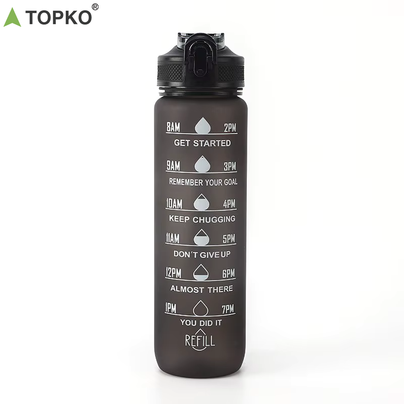 Motivational Water Bottle BPA Free 1L