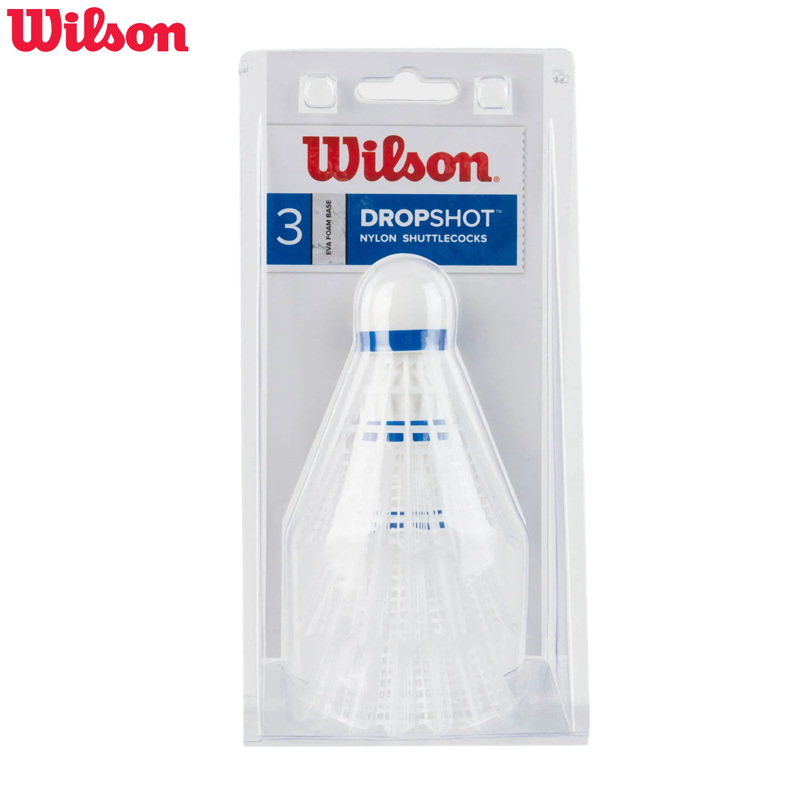 Dropshot Clamshel badminton shuttlecocks 3pcs
