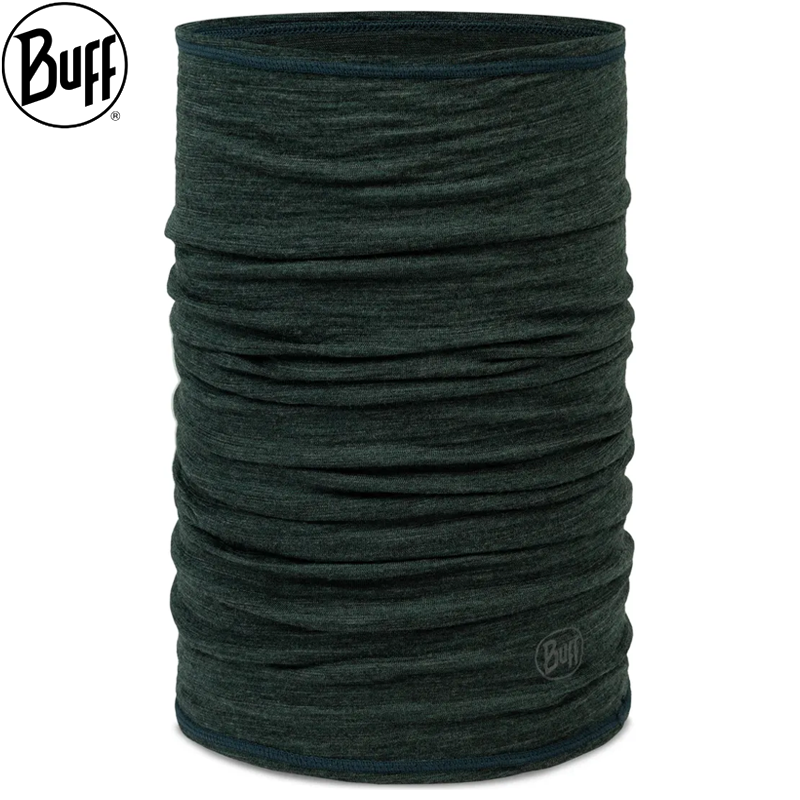 Merino Lightweight Neckwear Multistripes Forest