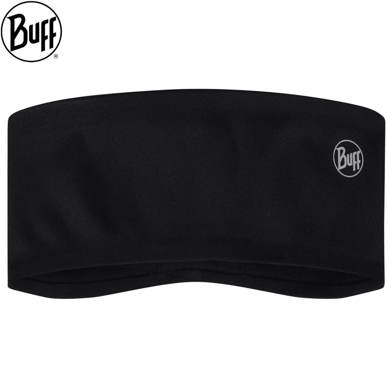 Windproof Headband Solid Black