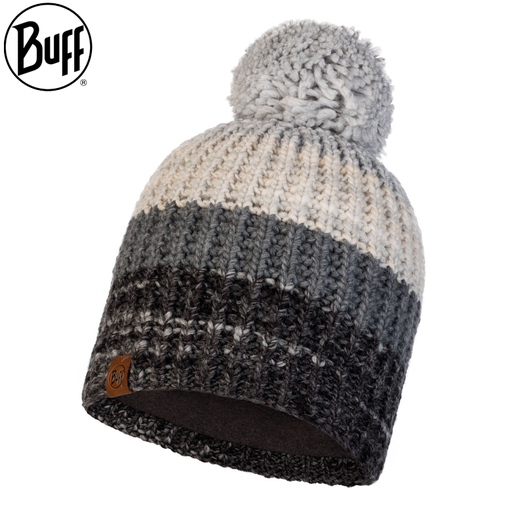 KNITTED & POLAR HAT ALINA GREY
