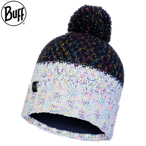 KNITTED & POLAR HAT JANNA NIGHT BLUE