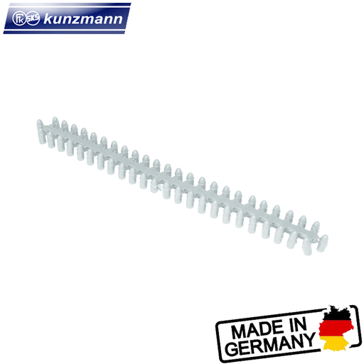 plastic plugs for binding holes, silver