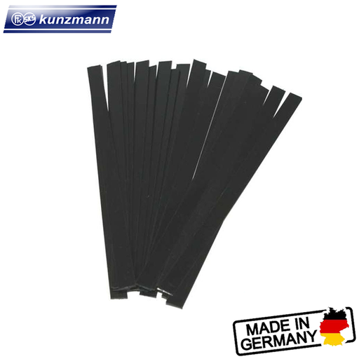 base repair strips, black, 20 pcs./bag