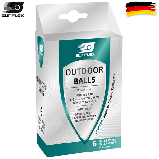 TT-balls OUTDOOR, 6 pcs