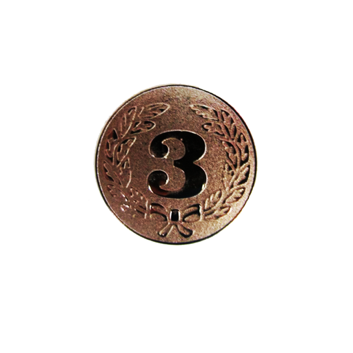 CENTRO ALUMINIO TERCERO BRONCE Ø 25 mm