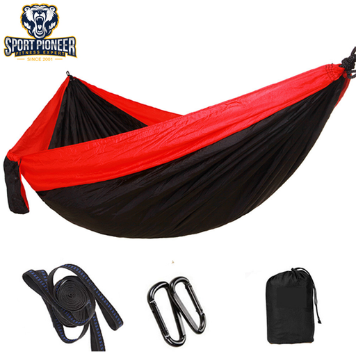 Ultralight Portable Double Nylon Parachute Camping