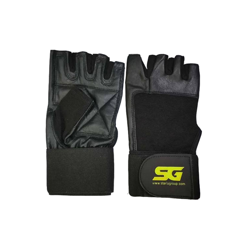 Leather Weightlifting Gloves