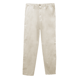 man woven short