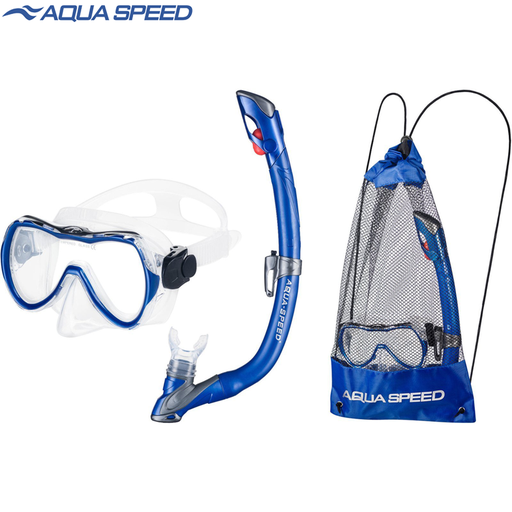 Snorkeling set ENZO+EVO+MESH BAG