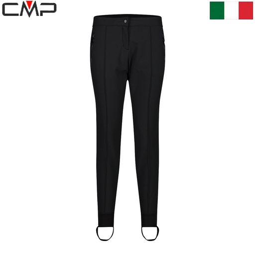 Women's softshell pants with stirrups