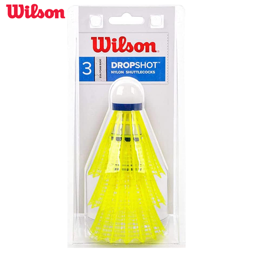 Dropshot Clamshel badminton shuttlecocks 3pcs