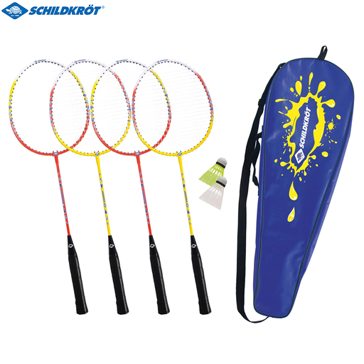 BADMINTON SET 4-PLAYER + 2 shuttlecocks