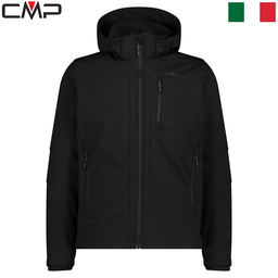 Men's softshell jacket with detachable hood