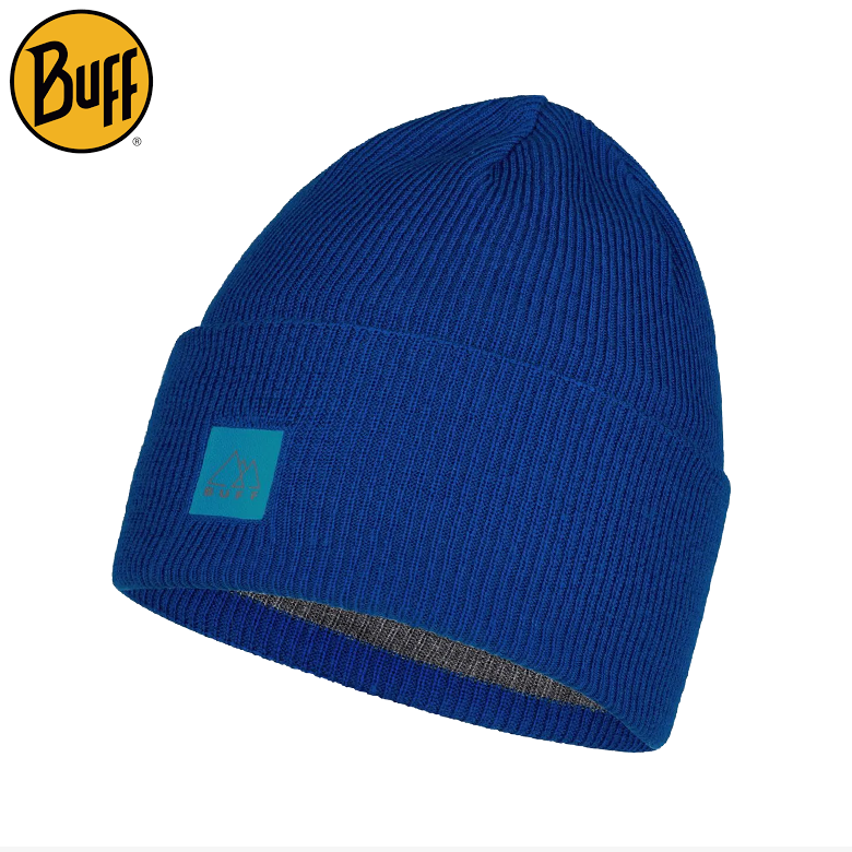 CROSSKNIT BEANIE SOLID AZURE BLUE