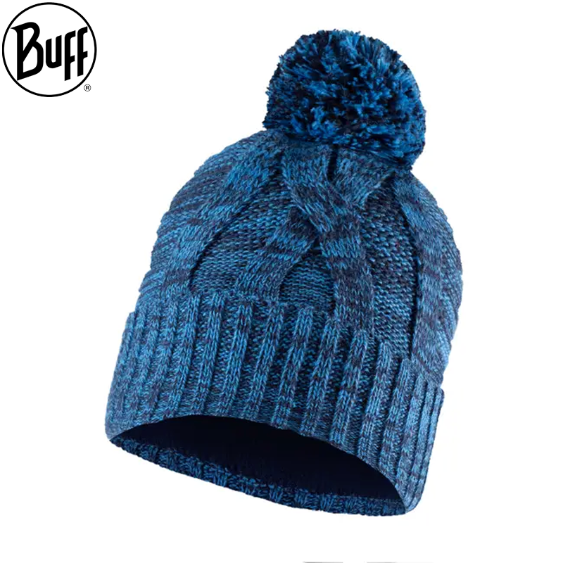 KNITTED & FLEECE HAT BLEIN AZURE