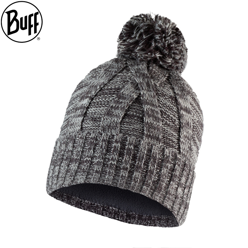 KNITTED & FLEECE HAT BLEIN GREY