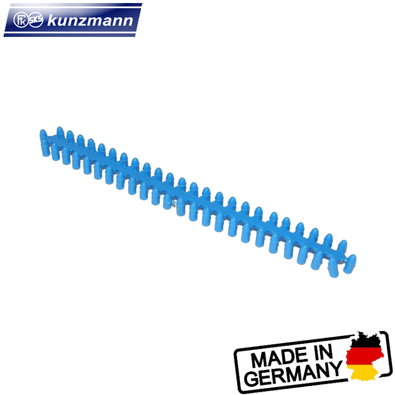 plastic plugs for binding holes, blue