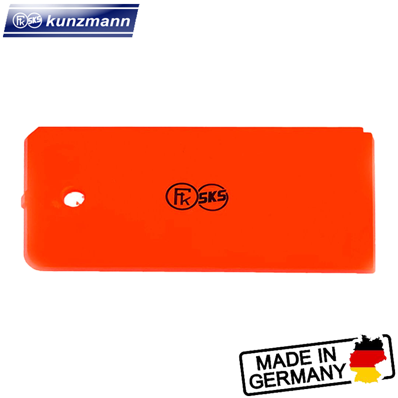 wax scraper, 4 mm, red