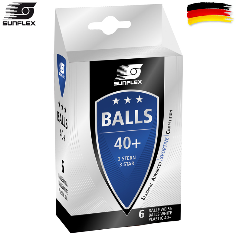 Sunfelx balls Non Celluloid 3-star