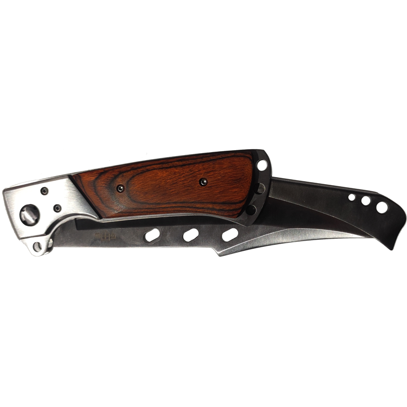 Long Blade Folding Knife 5.8'' with Rosewood Handl