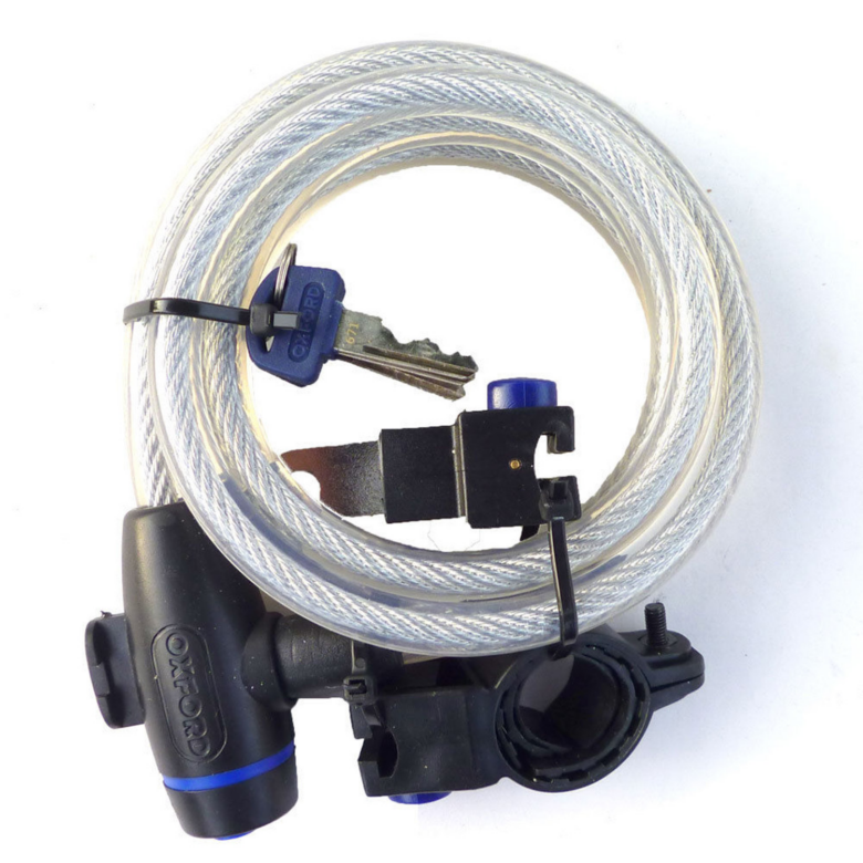Cable Lock 12mm x 1800mm Clear