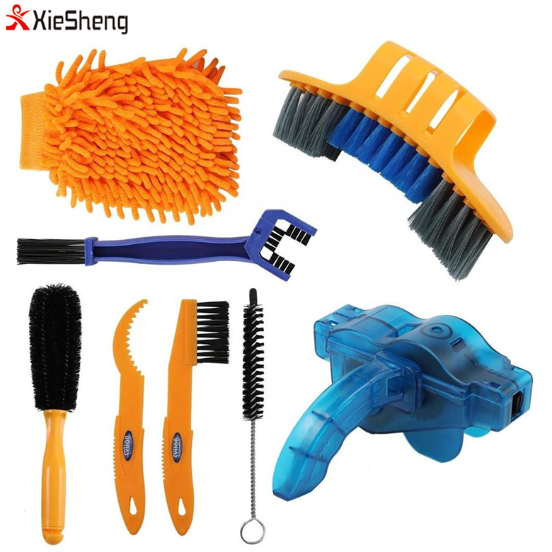 Bicycle Cleaning Brush (8 Pieces set.)