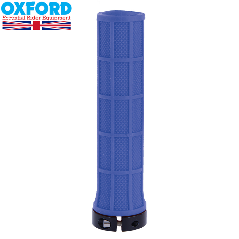 Lock On Slim Grips Dark Blue