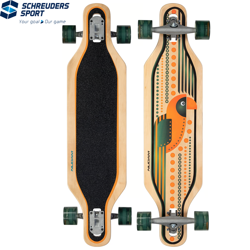 Mid-level Skateboard • Neon Chevron •