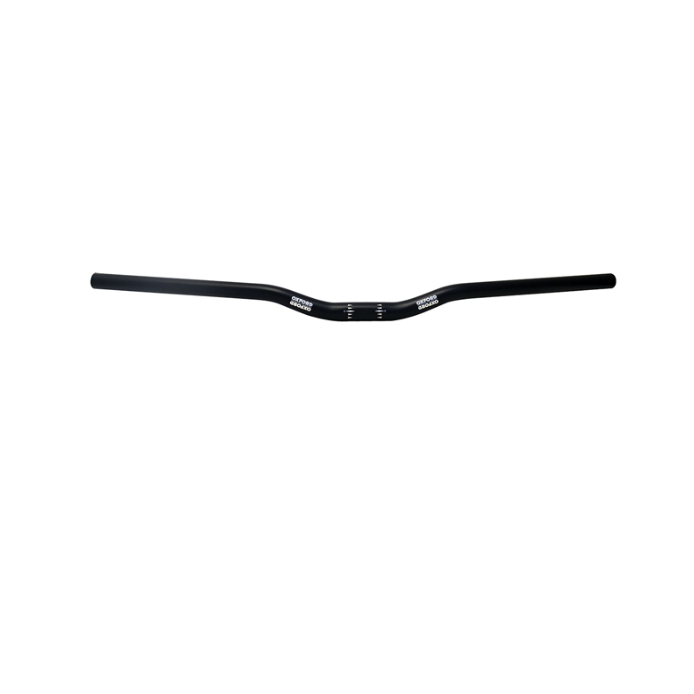 Riser Handlebar - Alloy Black 710mm, 25mm rise, 31