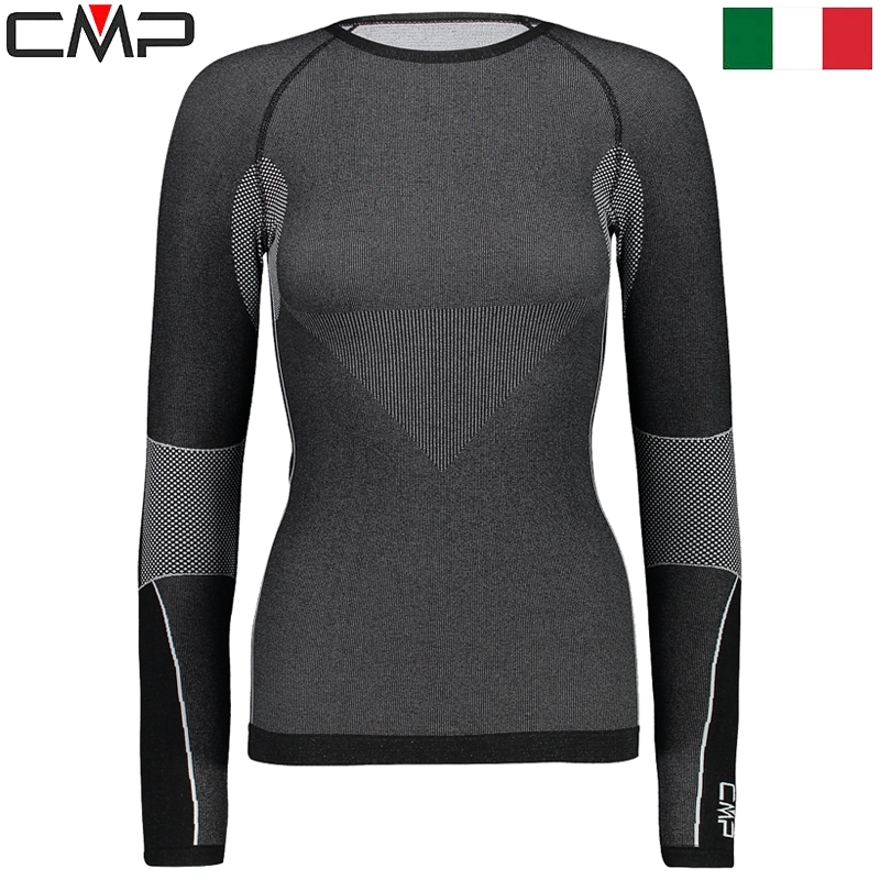 W Seamless base layer round neck top