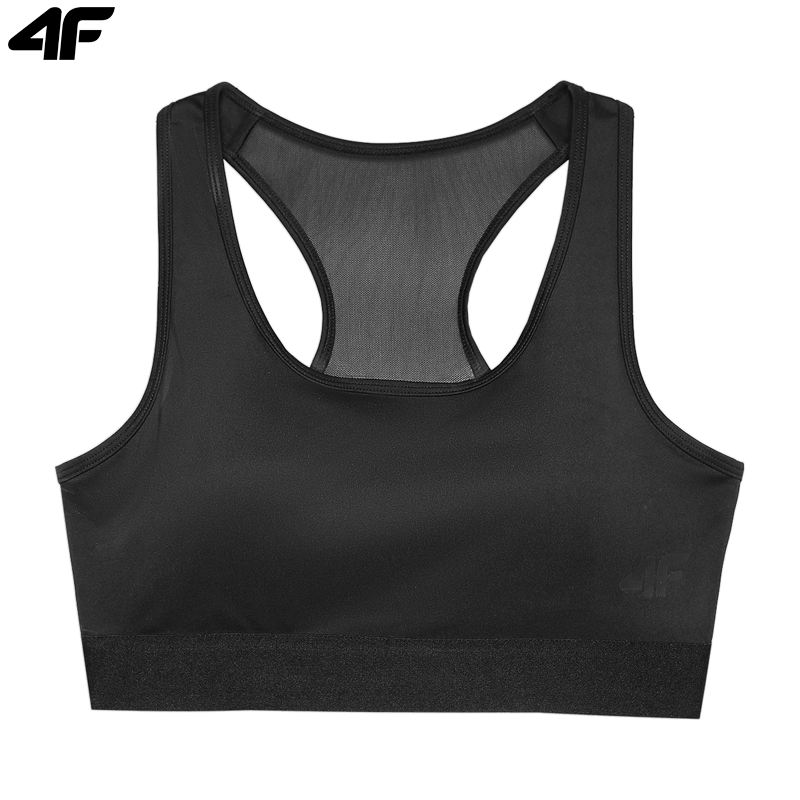 Women's training bra of recycled material