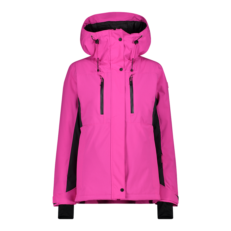 Women's jacket in mechanical stretch loose fit