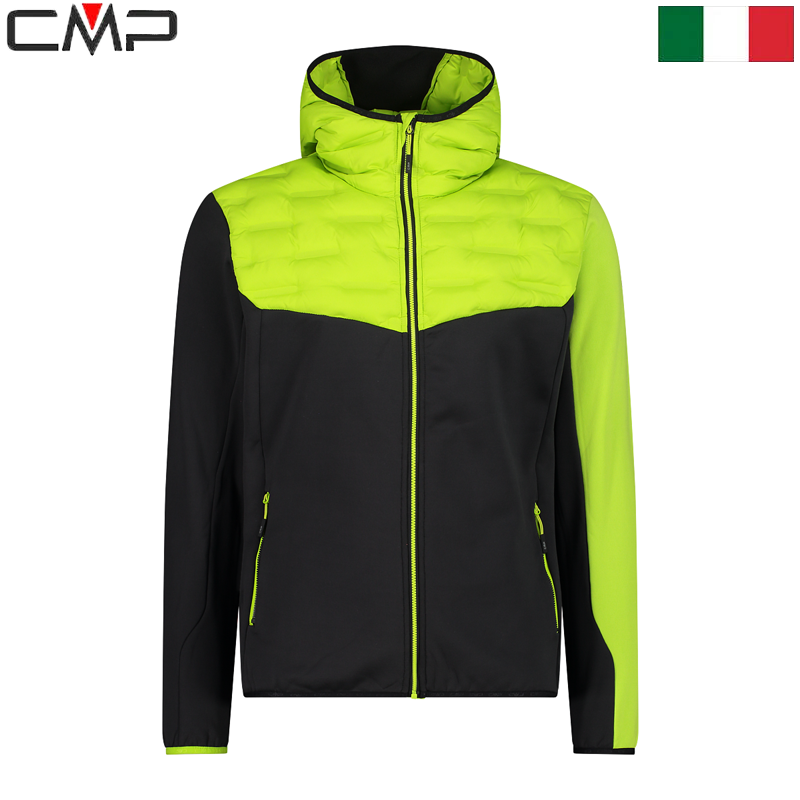 MAN HYBRID JACKET FIX HOOD