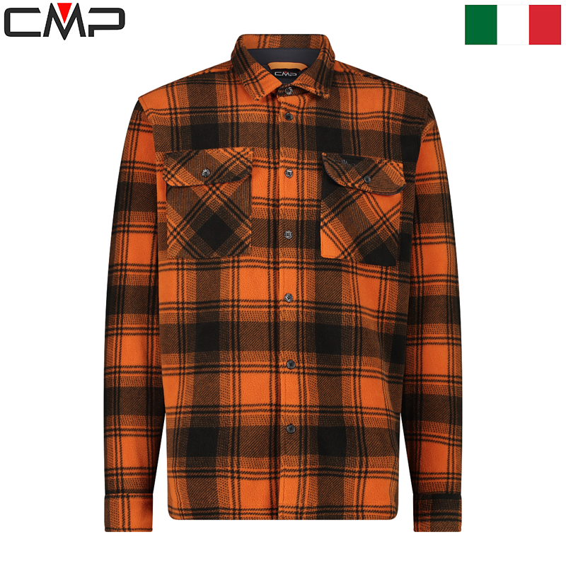 Men's long sleeve fleece shirt