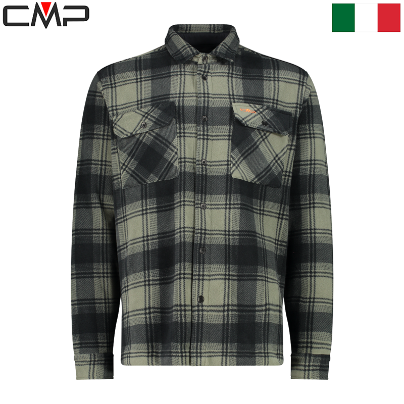 Men's long sleeve fleece shirt