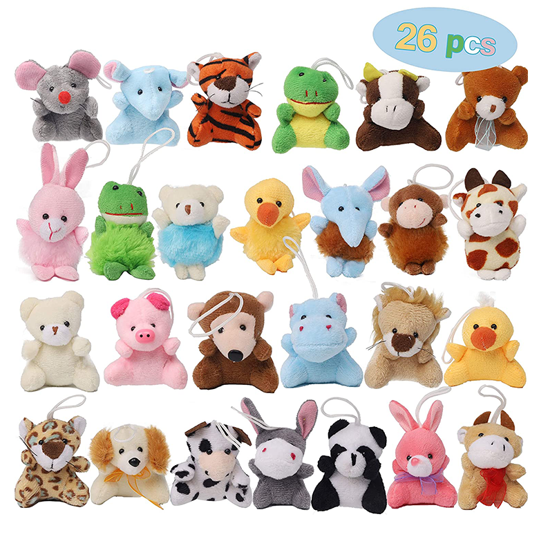 Mini Plush Animals Toys Set, Aitbay Cute Small Stu