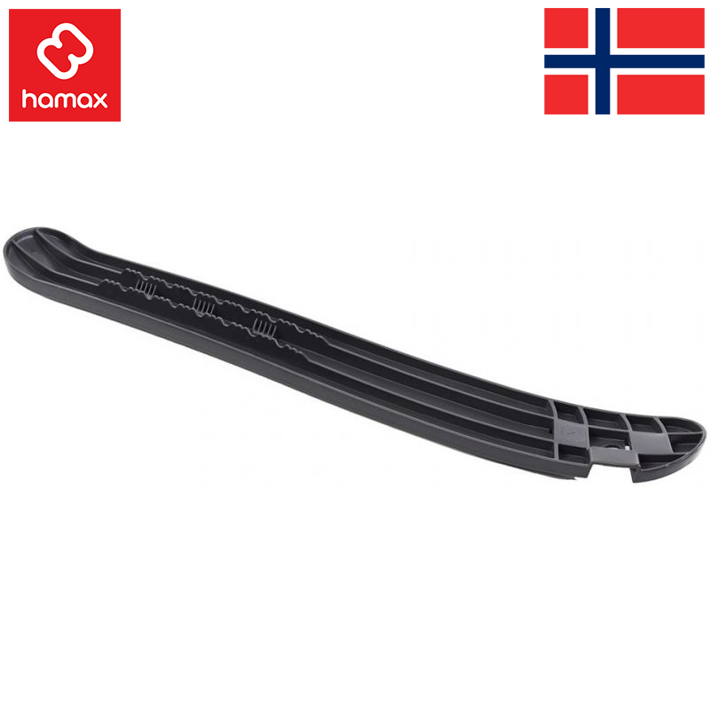 Sno Blade Main Ski Left w/Nut+Screw, Grey