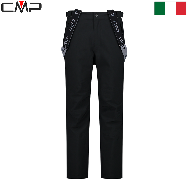 Men's ski pants with removable straps